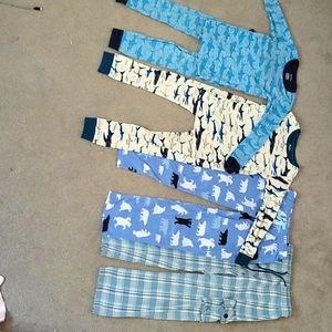 Kids size 7 Hatley pajama lot